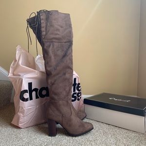 Thigh high Charlotte Russe Brown Boots